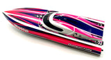 Disruptor Boat HULL & Hatch (PINK graphics 10615 10616) Traxxas 106064-4