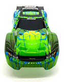 RUSTLER 4x4 VX3 - BODY Shell (Green Blue cover clipless traxxas 67464-4