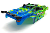 RUSTLER 4x4 VX3 - BODY Shell (Green Blue cover clipless traxxas 67464-4