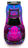 RUSTLER 4x4 VX3 - BODY Shell (Purple Blue cover clipless traxxas 67464-4)