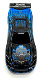 RUSTLER 4x4 VX3 - BODY Shell (Blue Black cover clipless traxxas 67464-4