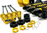 X-MAXX MT BIGFOOT Driveshaft, shocks, heat sink GOLD Ed 50th Traxxas 77097-4