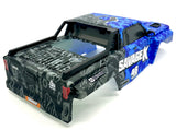 Savage X 4.6 GT-6 BODY Shell Blue/Black (Cover 160587 Painted) HPI 160585