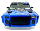 Savage XL 5.9 GTXL-6 - BODY Shell Blue / Black (Kingcab Cover 160588 HPI 160586