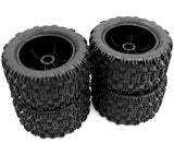 RUSTLER 4x4 VX3 - TIRES & Wheels (12mm RXT sledehammer ST traxxas 67464-4