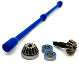 Stampede 4x4 VX3 - BEVEL GEARS, Bearings blue Center driveshaft 67454-4