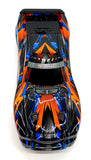 Stampede 4x4 VX3 - BODY Shell (Orange Blue cover clipless traxxas 67454-4