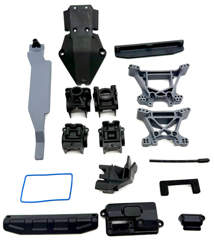 Stampede 4x4 VX3 - PLASTIC SET (bulkhead shock towers receiver box 67454-4