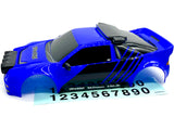 MINI RALLY VXL BODY cover Shell & Lights (BLUE Painted Traxxas 108046-1
