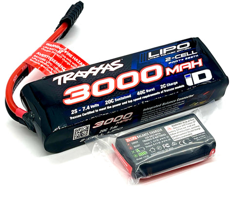 Traxxas 2-Cell LiPo Battery & USB-C Charger TRX-4 Pathfinder slash sta Jennys RC LLC Traxxas 2-Cell LiPo Battery & USB-C Charger TRX-4 Pathfinder slash sta Jennys RC LLC