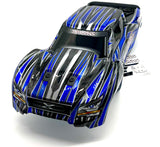 X-MAXX Ultimate BODY cover Shell (2024 BLUE Painted ProGraphics Traxxas 77097-4