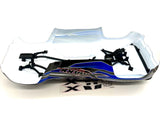 X-MAXX Ultimate BODY cover Shell (BLUE Factory Painted ProGraphics Traxxas 77097-4