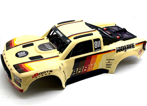 Arrma MOJAVE 6s BLX - Body Shell (Beige cover & Interior roll cage ARA7604V3
