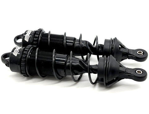 Arrma MOJAVE 6s BLX - Front Shocks (black) Assembled Dampers Springs ARA7604V3