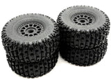 Arrma MOJAVE 6s BLX - TIRES & Wheels (Black) rims DBoots fortress ARA7604V3