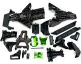 XRT Ultimate Plastic Set (Front Rear Bulkhead GREEN Covers box Traxxas 78097-4