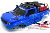 TRX-4 TRAXX - BODY Cover, BLUE (Shell Factory *CLIPLESS* Painted 82034-4