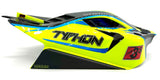 Arrma TYPHON 4x4 223s - Body Shell (Yellow painted clipless ARA4306V4