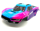 Arrma SENTON 4x4 223s - Body Shell (Pink Blue painted clipless ARA4303V4