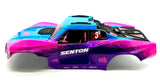 Arrma SENTON 4x4 223s - Body Shell (Pink Blue painted clipless ARA4303V4