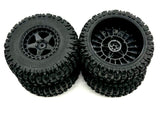 Arrma SENTON 4x4 223s - TIRES & Wheels (DBOOTS 'FORTRESS SC' Tires ARA4303V4