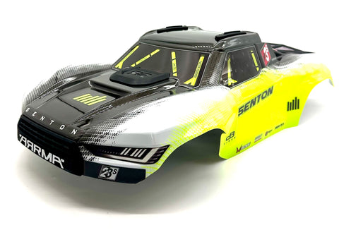 Arrma SENTON 4x4 223s - Body Shell (Yellow painted clipless ARA4303V4