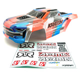 Arrma KRATON 6s V6 BLX - Body Shell (ORANGE Blue cover clipess assembly ARA8608V6