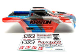 Arrma KRATON 6s V6 BLX - Body Shell (ORANGE Blue cover clipess assembly ARA8608V6