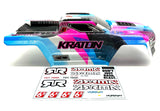 Arrma KRATON 6s V6 BLX - Body Shell (PINK Blue cover clipess assembly ARA8608V6