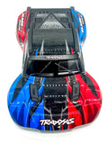 SLASH 4x4 VX3 - BODY Shell (Red Blue cover clipless traxxas 68454-4