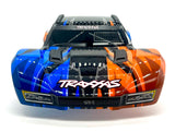 SLASH 4x4 VX3 - BODY Shell (Orange Blue cover clipless traxxas 68454-4