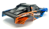SLASH 4x4 VX3 - BODY Shell (Orange Blue cover clipless traxxas 68454-4