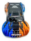 SLASH 4x4 VX3 - BODY Shell (Orange Blue cover clipless traxxas 68454-4