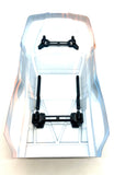 SLASH 4x4 VX3 - BODY Shell (Orange Blue cover clipless traxxas 68454-4