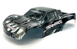 fits Slash 2wd VX3 - BODY Shell (BLACK silver gray clipless 4x4 5924-Blk 58434-4