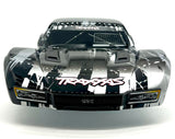 fits Slash 2wd VX3 - BODY Shell (BLACK silver gray clipless 4x4 5924-Blk 58434-4