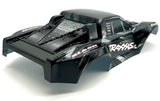 fits Slash 2wd VX3 - BODY Shell (BLACK silver gray clipless 4x4 5924-Blk 58434-4