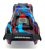 Rustler 2WD VX3 - BODY Shell (Red clipless traxxas brushless cover 37454-4)