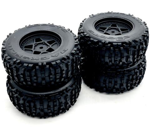 Arrma MINI KRATON 3S - Wheels & Tires (set of 4) dBoots Backflip ARA2508S