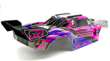 Arrma Vorteks 4x4 223s - Body Shell (Pink Purple painted clipless ARA4305V4