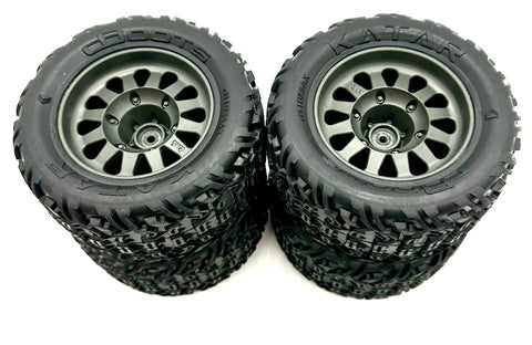 Arrma Vorteks 4x4 223s - TIRES & Wheels (tyres rims DBoots Katar ARA4305V4