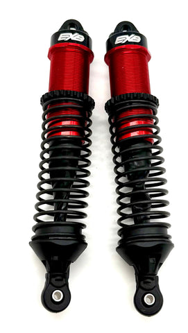 Arrma Mojave 6s EXB - Rear Shocks (Assembled Dampers & Springs red ARA7704V3