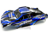 Maxx Slash BODY cover Shell (Blue Painted ProGraphics, clipless Traxxas 102076-4