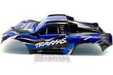 Maxx Slash BODY cover Shell (Blue Painted ProGraphics, clipless Traxxas 102076-4