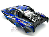 Maxx Slash BODY cover Shell (Blue Painted ProGraphics, clipless Traxxas 102076-4