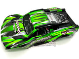 Maxx Slash BODY cover Shell (GREEN Painted ProGraphics, clipless Traxxas 102076-4