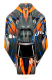 Jato 4x4 VXL BODY Shell (9060-Orange) w/clipless mounts Traxxas 90386-4