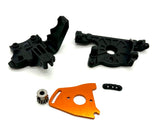Jato 4x4 VXL MOTOR MOUNT & GEAR 7460a 9025 7490A (orange), Traxxas 90386-4