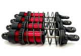 Maxx Slash SHOCKS (RED-Anodized Gt-maxx 8961r dampers, springs Traxxas 102076-4