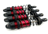 Maxx Slash SHOCKS (RED-Anodized Gt-maxx 8961r dampers, springs Traxxas 102076-4